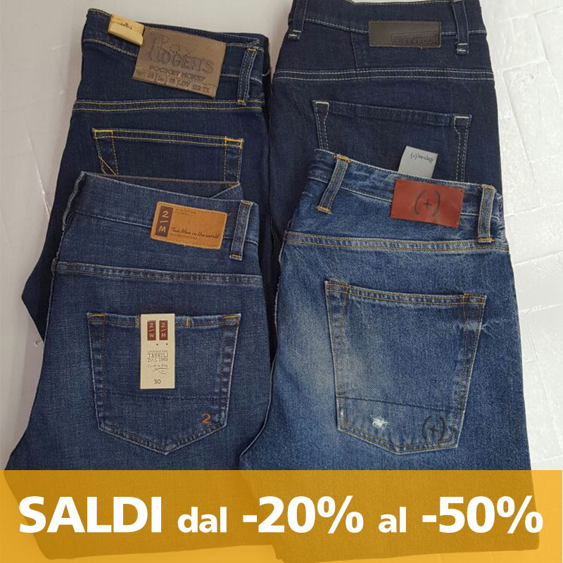 Saldi Uomo Jeans - Unionmoda Outlet Abbigliamento, Calzature, Accessori