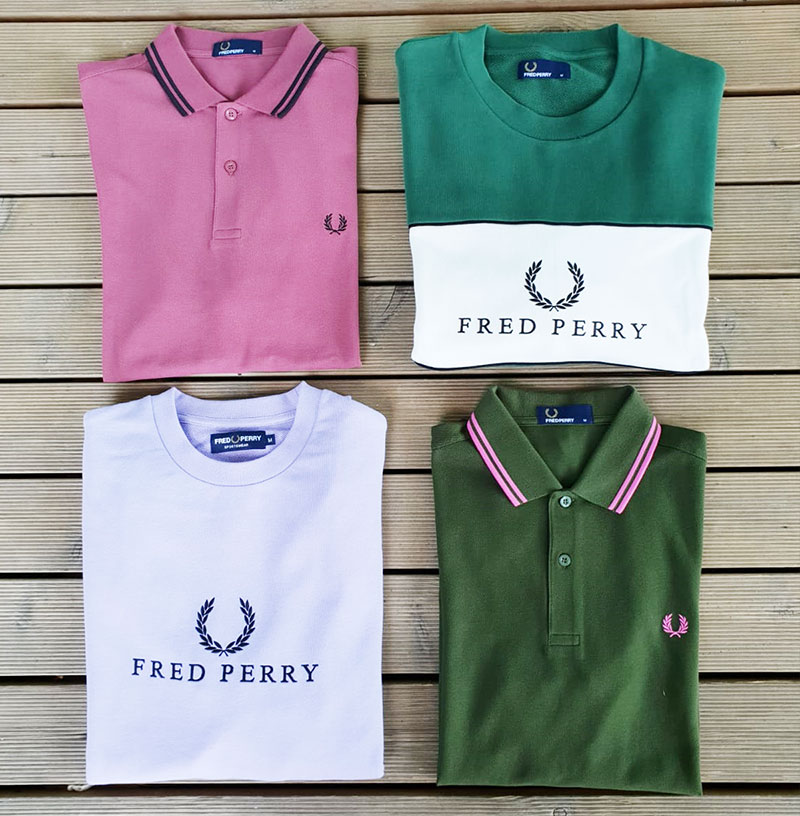 due t-shirt e due felpe di fred perry