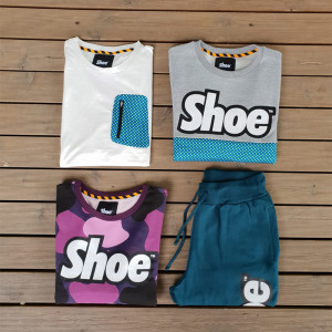 outfit shoeshine composto da felpa, pantalone, t-shirt da uomo in vendita a unionmoda outlet